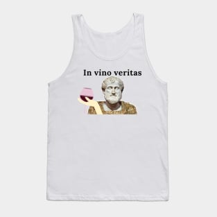 In vino veritas Aristotle Tank Top